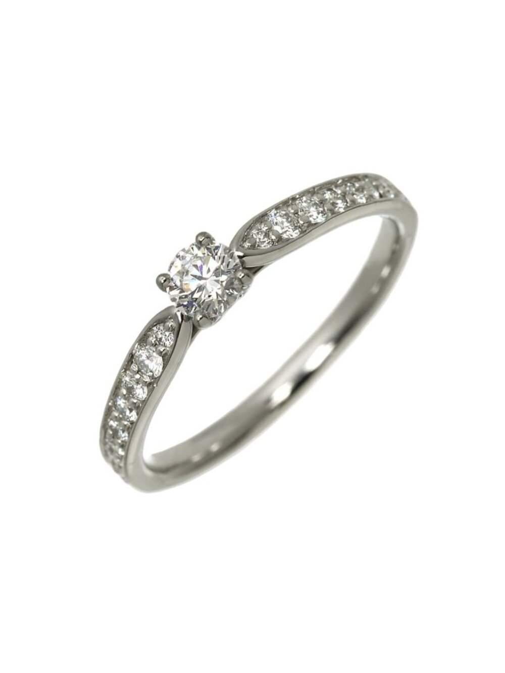 Tiffany & Co Harmony Diamond D Ring Platinum
